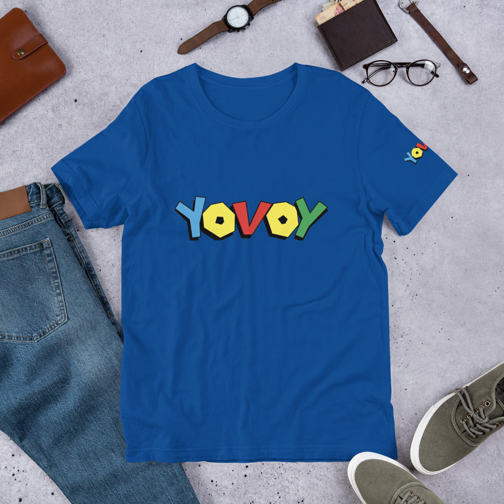 Short-Sleeve Unisex “Colorful YOVOY” T-Shirt