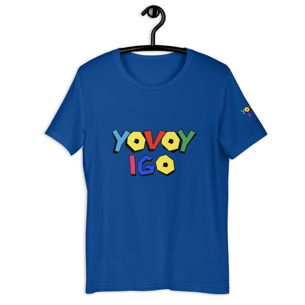 Short-Sleeve Unisex “Colorful YOVOY IGO”T-Shirt