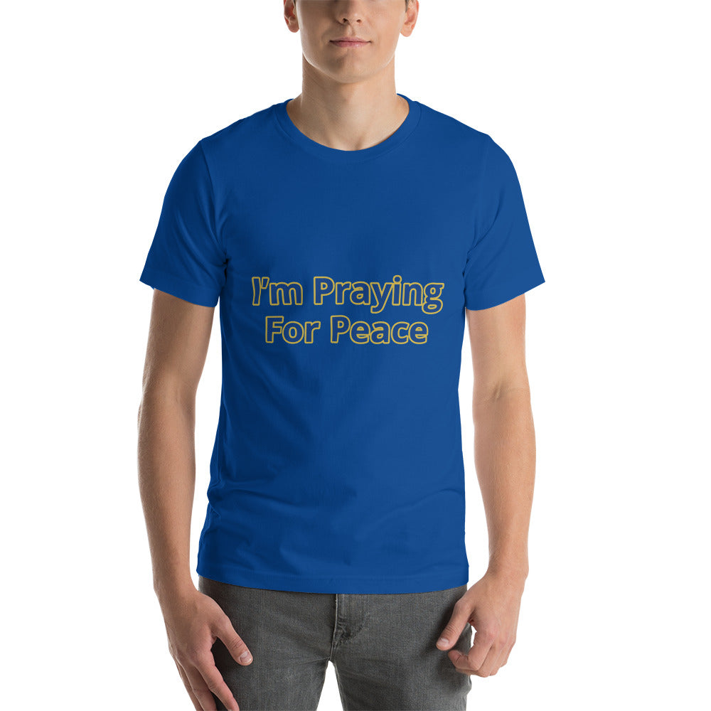 Short-Sleeve “Praying for Peace” T-Shirt