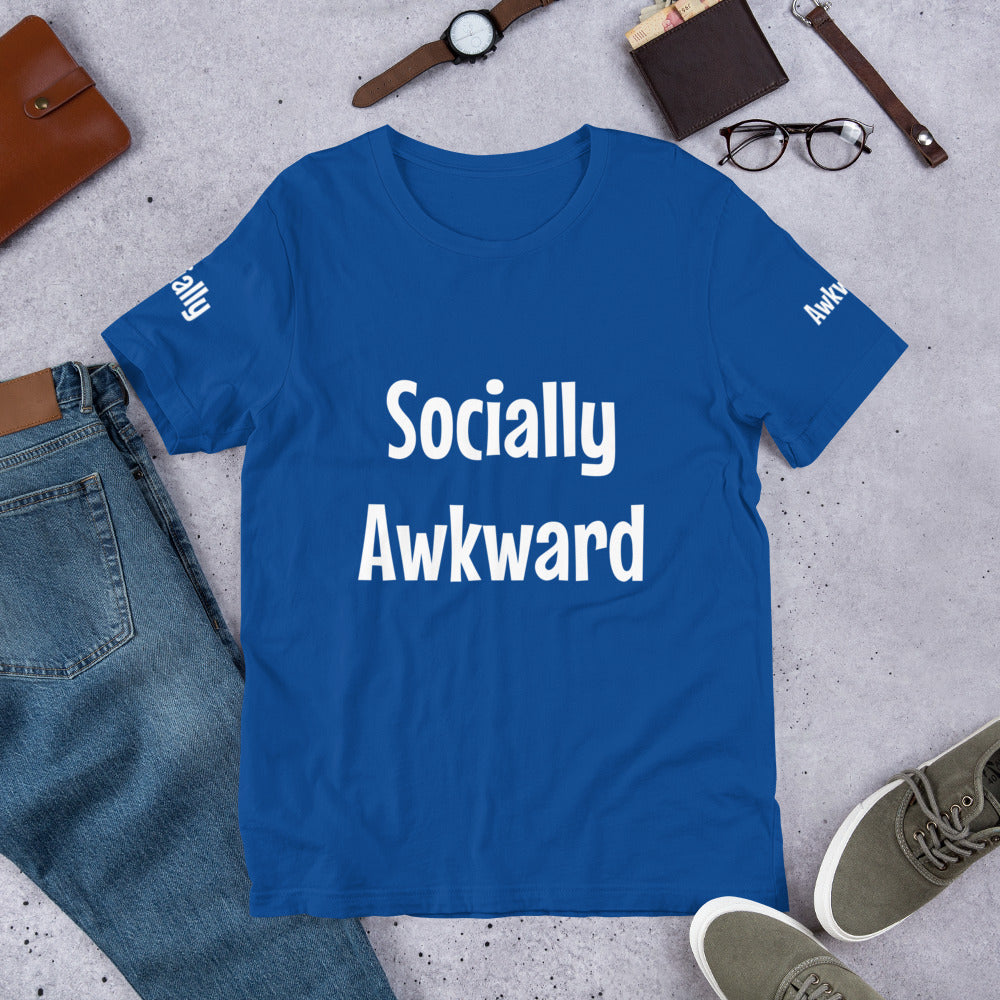 Short-Sleeve “Socially Awkward” Unisex T-Shirt