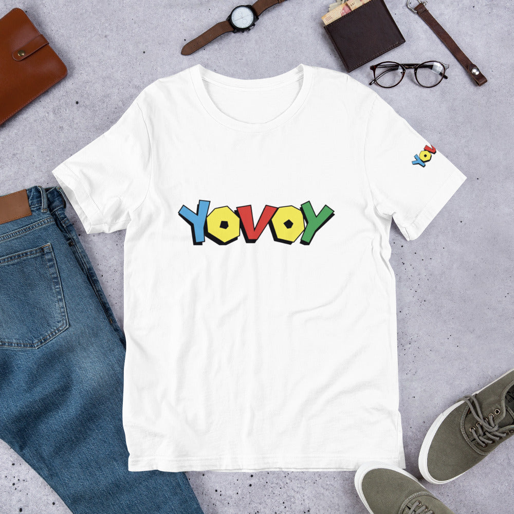 Short-Sleeve Unisex “Colorful YOVOY” T-Shirt