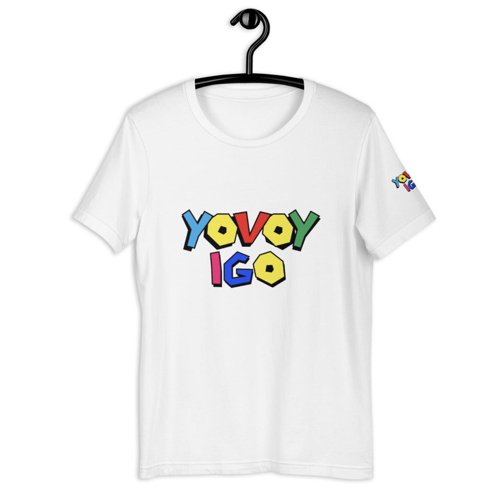 Short-Sleeve Unisex “Colorful YOVOY IGO”T-Shirt