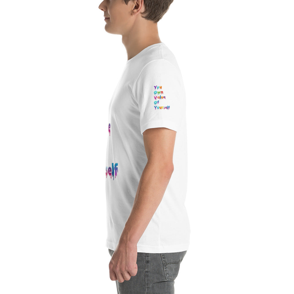 Short-Sleeve Unisex “Colorful YouOwnValue” T-Shirt