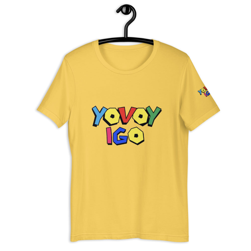 Short-Sleeve Unisex “Colorful YOVOY IGO”T-Shirt