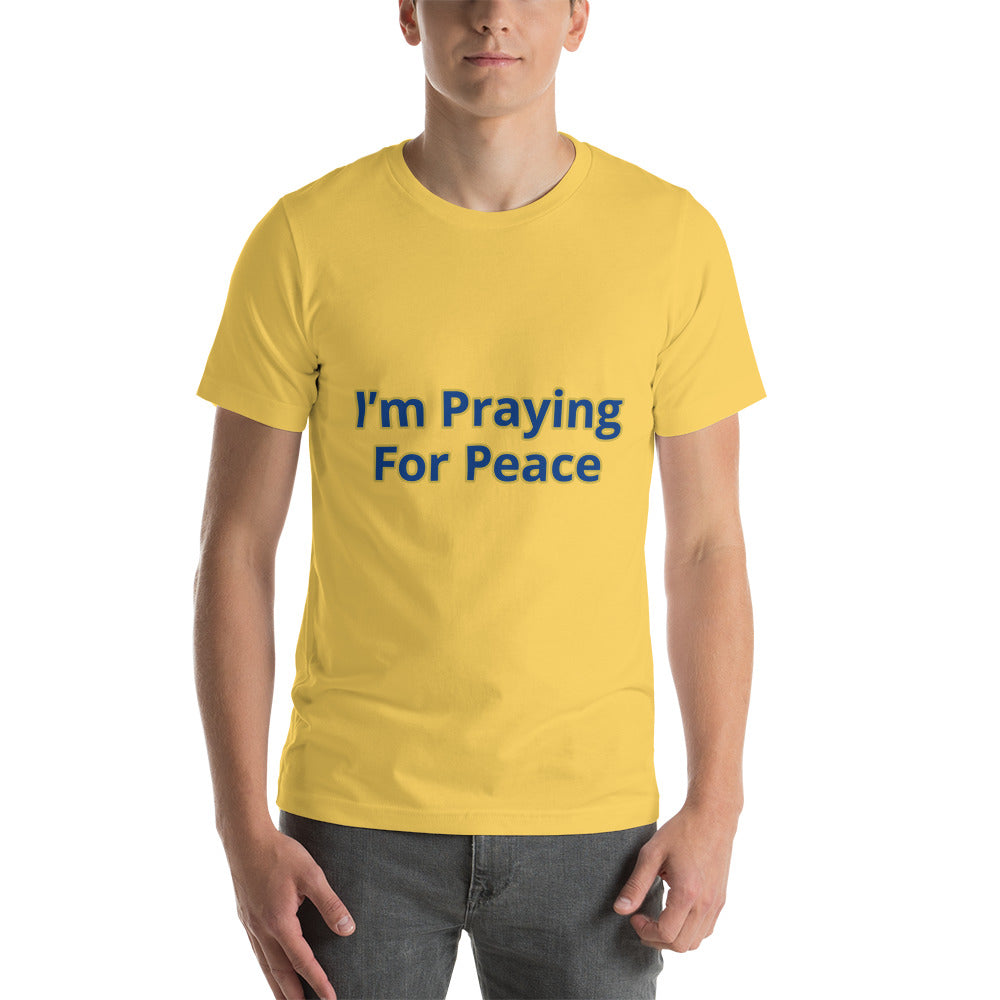 Short-Sleeve “Praying for Peace” T-Shirt