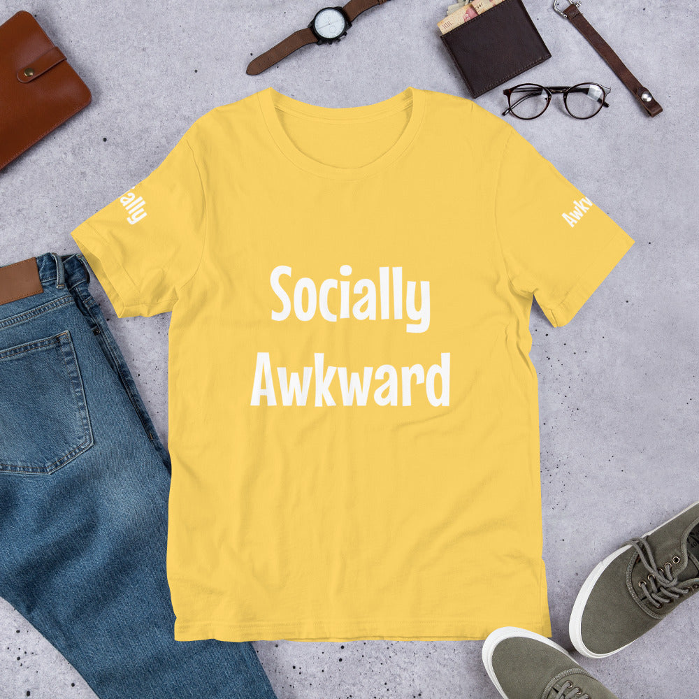 Short-Sleeve “Socially Awkward” Unisex T-Shirt