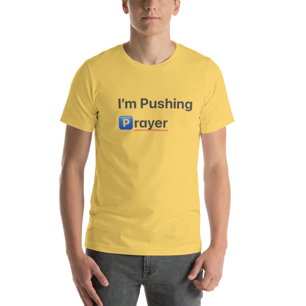 Short-sleeve “Pushing Prayer”t-shirt