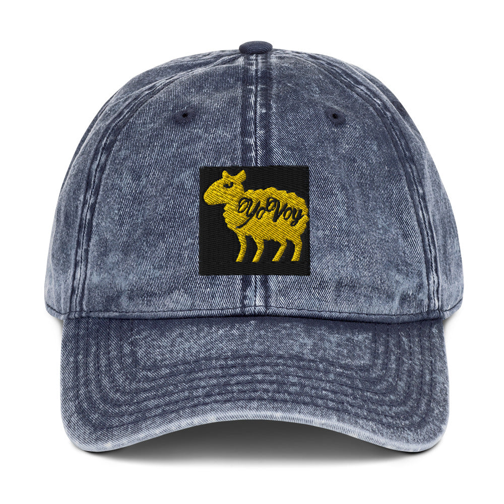Vintage Cotton Twill “YOVOY Yellow” Cap