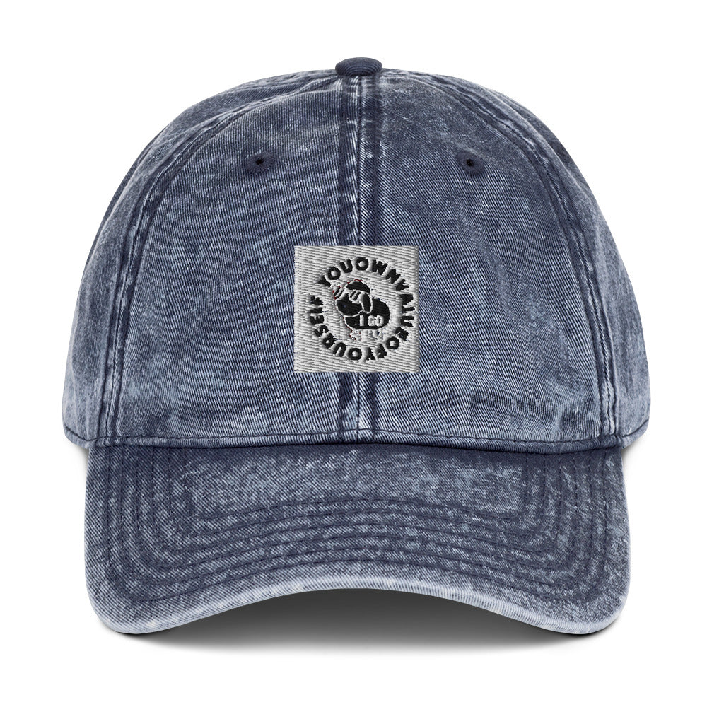 “IGO Baby Sheep” Vintage Cotton Twill Cap