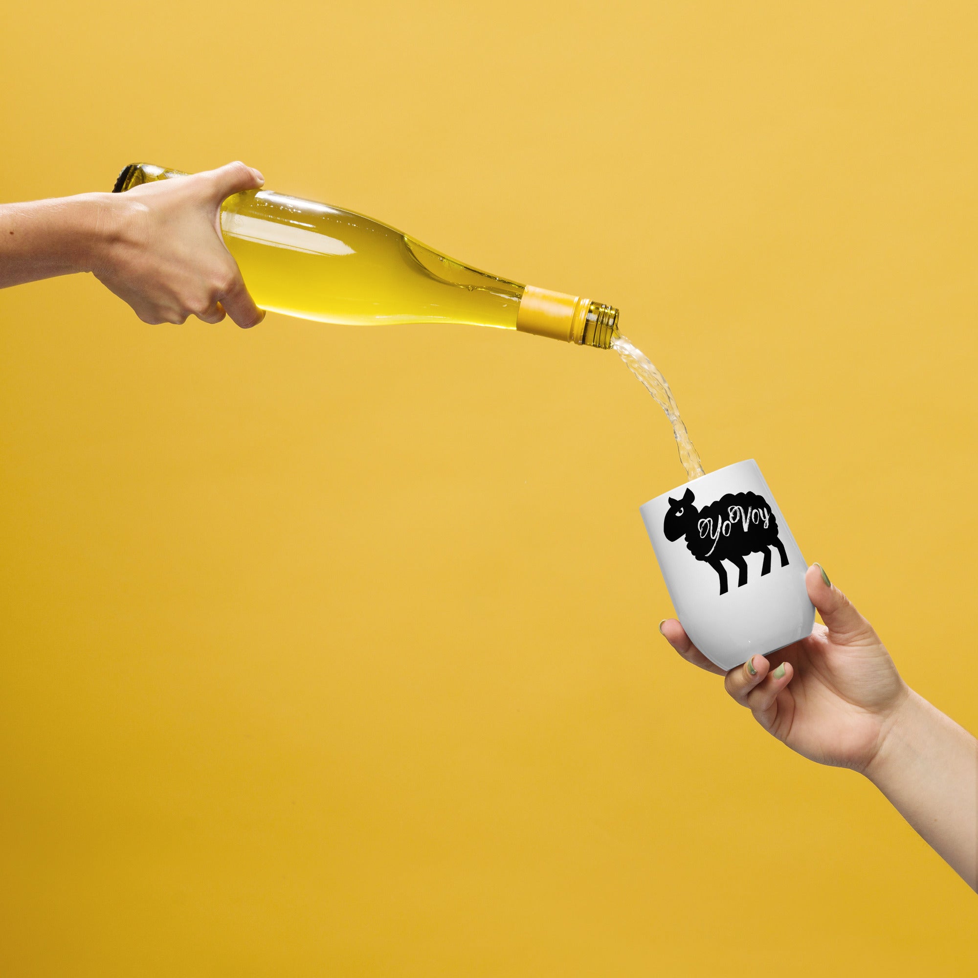 “YOVOY Sheep” Wine tumbler