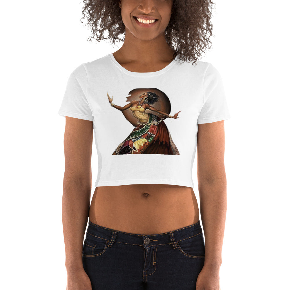 “Nubian Queen” Women’s Crop Tee
