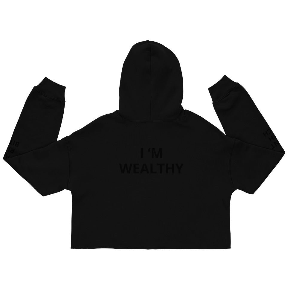 Crop “IAINTRICH” Hoodie