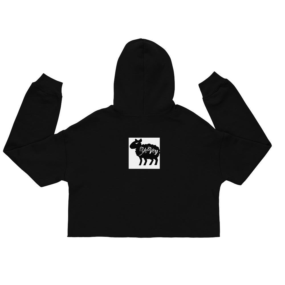 “YOVOY Sheep” Crop Hoodie