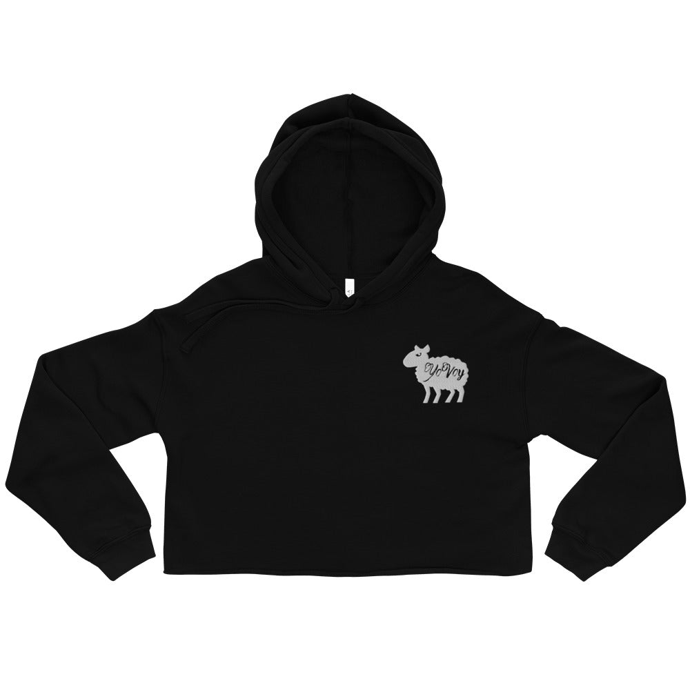 “YOVOY Sheep” Crop Hoodie