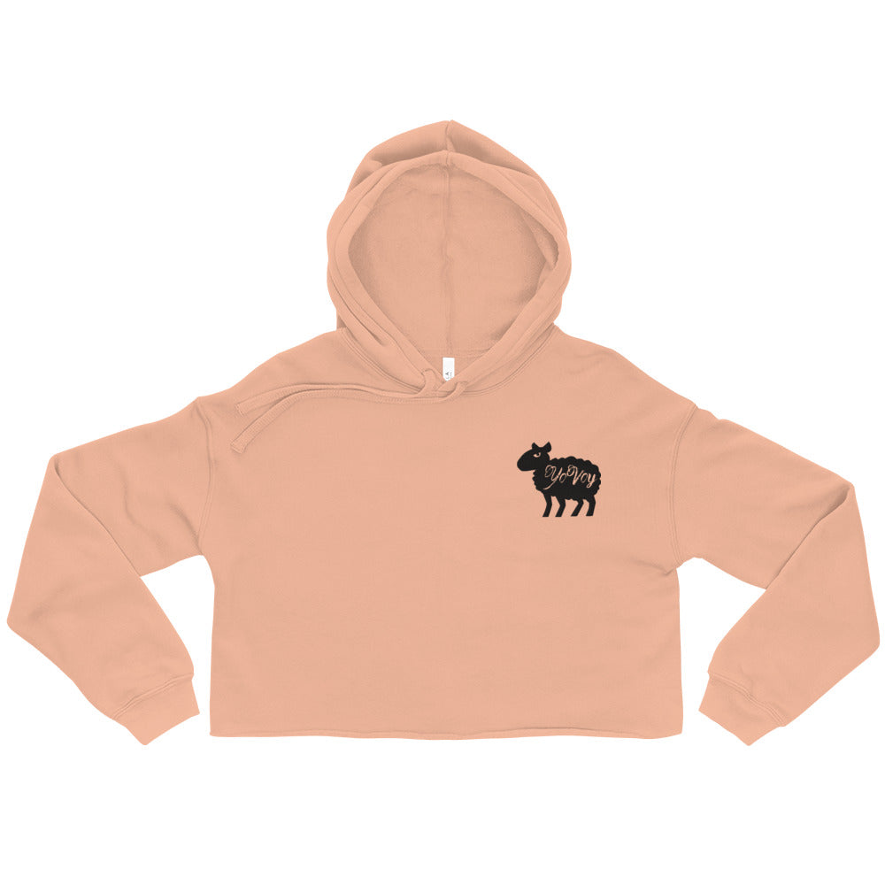 “YOVOY Sheep” Crop Hoodie