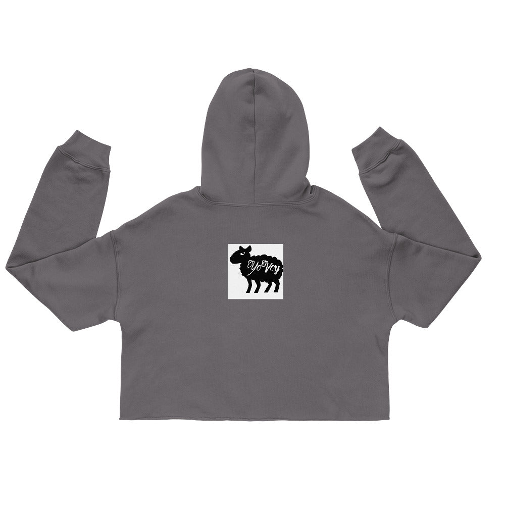 “YOVOY Sheep” Crop Hoodie