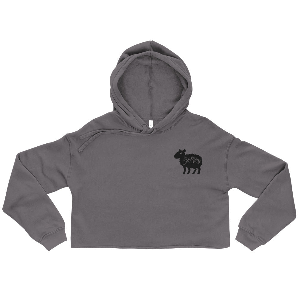 “YOVOY Sheep” Crop Hoodie