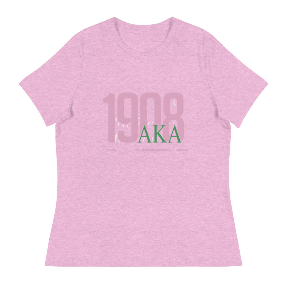 “Alpha Kappa Alpha” Relaxed T-Shirt