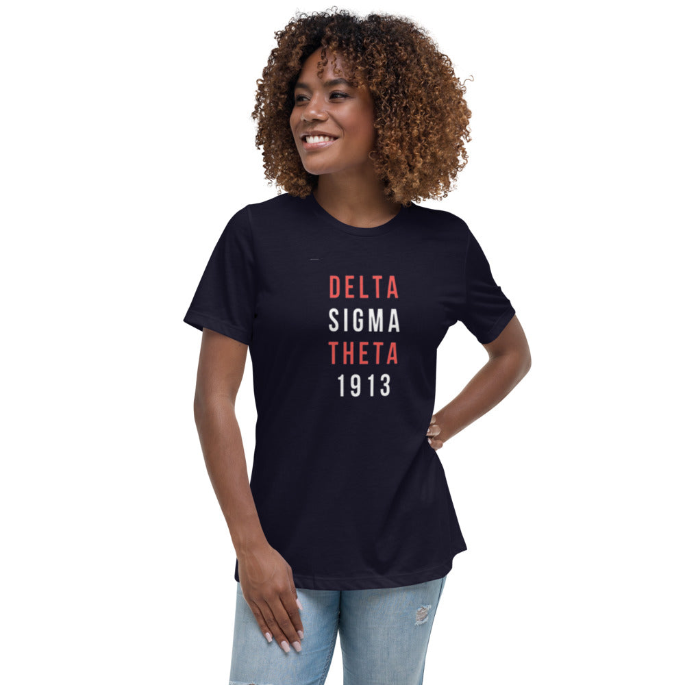 “Delta Sigma Theta”  Relaxed T-Shirt