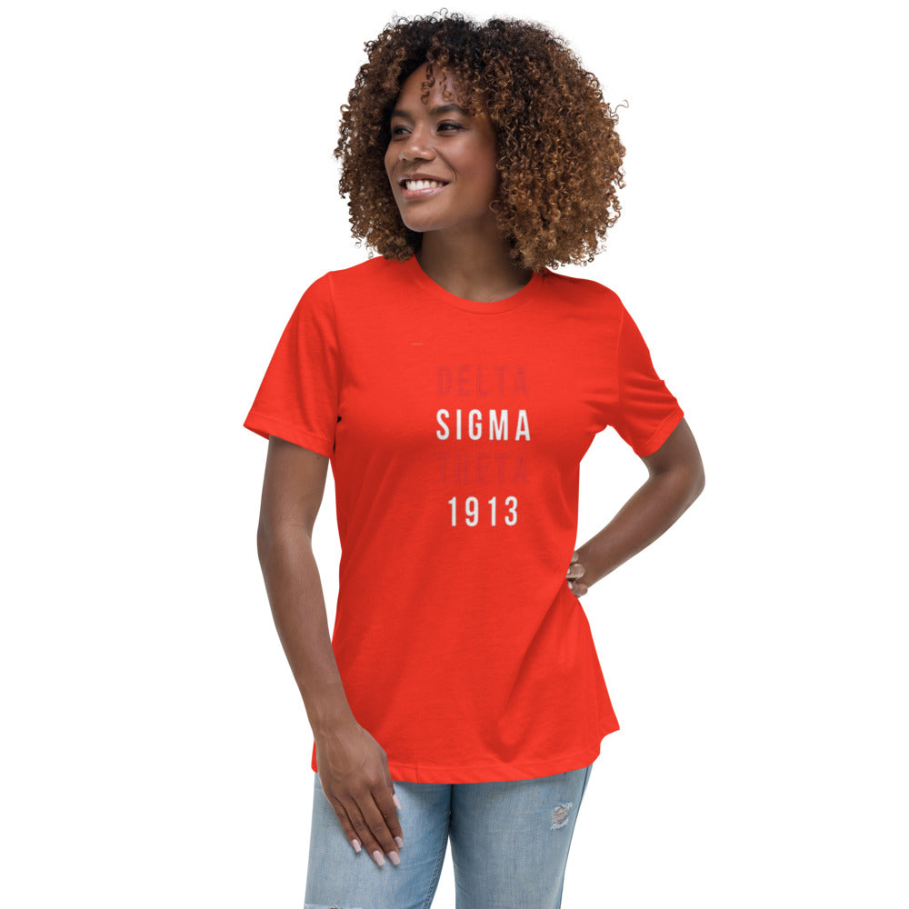 “Delta Sigma Theta”  Relaxed T-Shirt