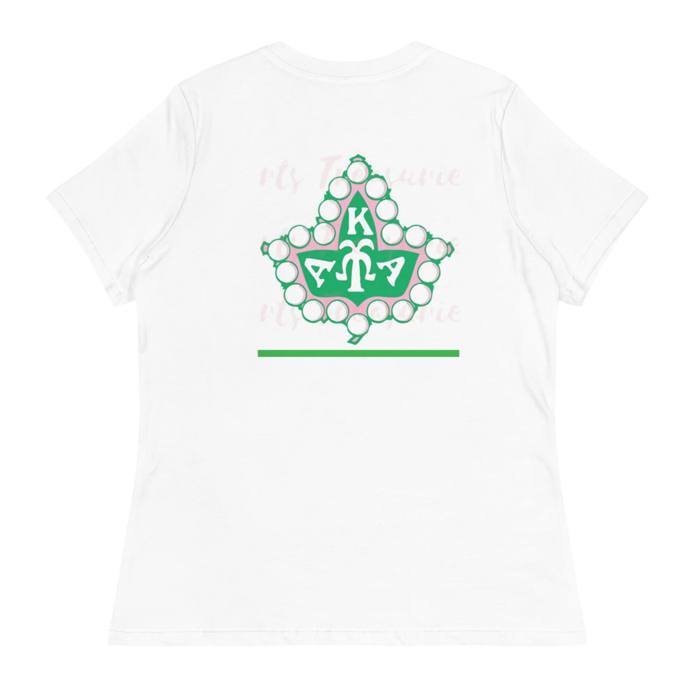 “Alpha Kappa Alpha” Relaxed T-Shirt
