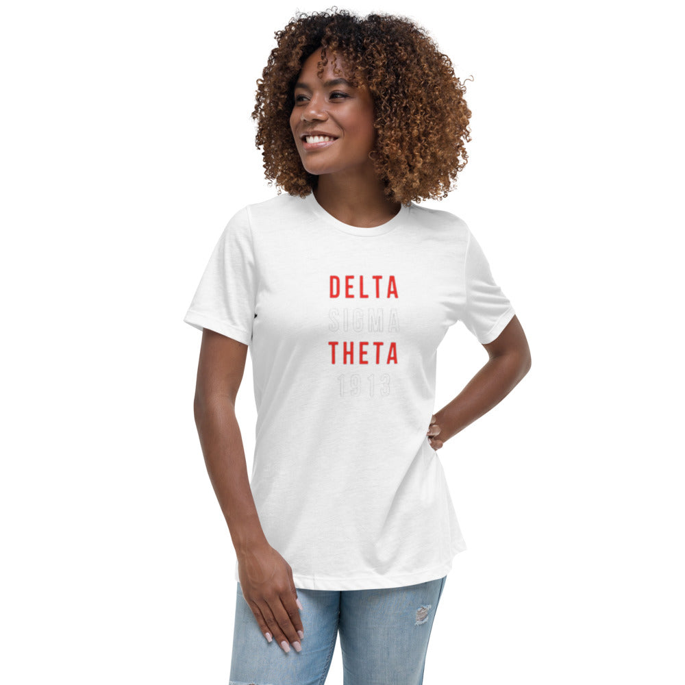 “Delta Sigma Theta”  Relaxed T-Shirt