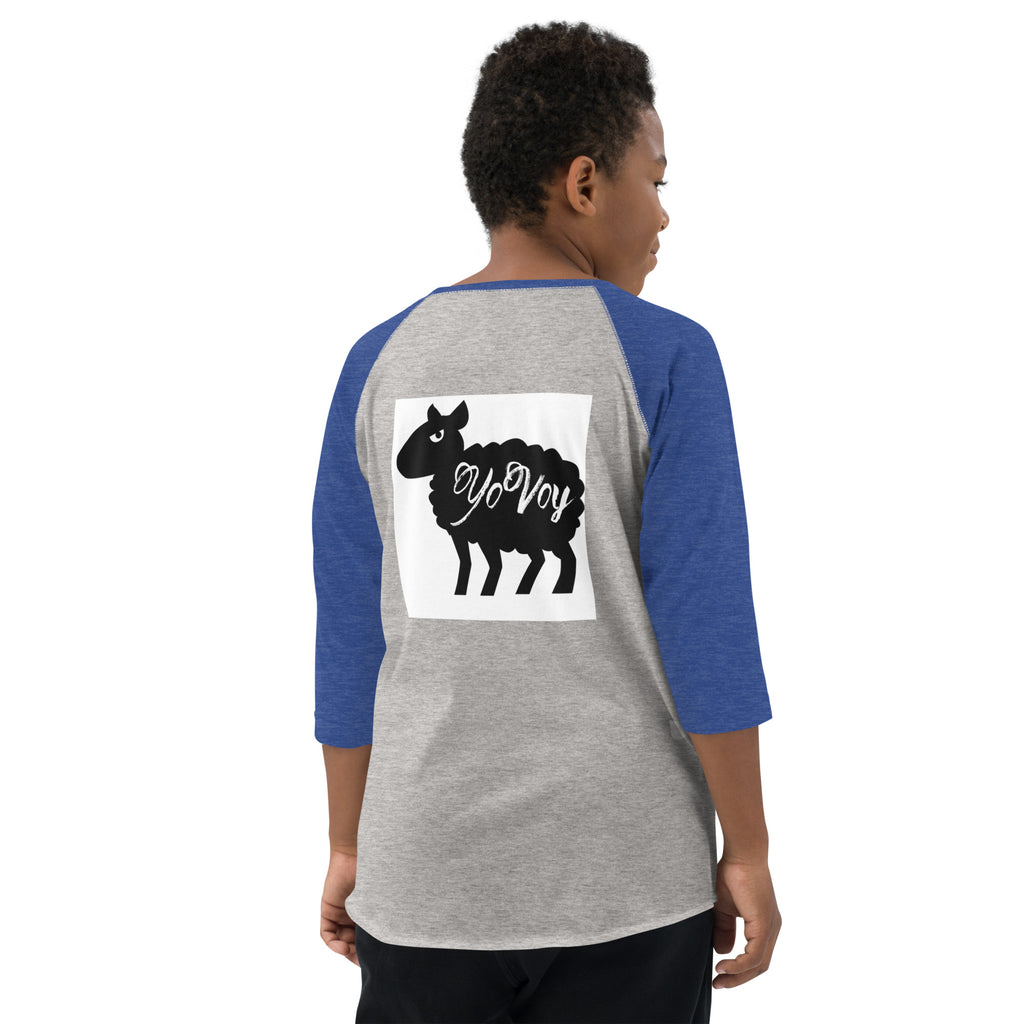 “IAmYovoySheep” Youth baseball shirt