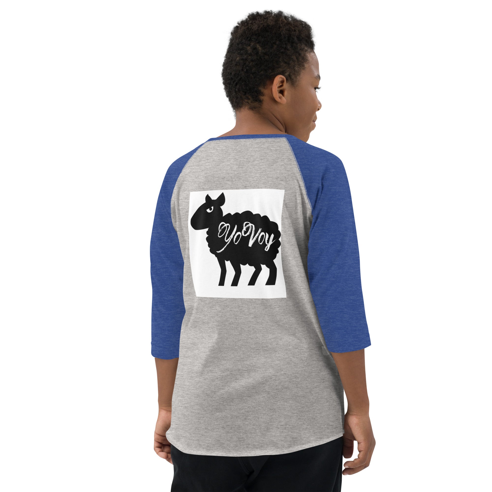 “IAmYovoySheep” Youth baseball shirt