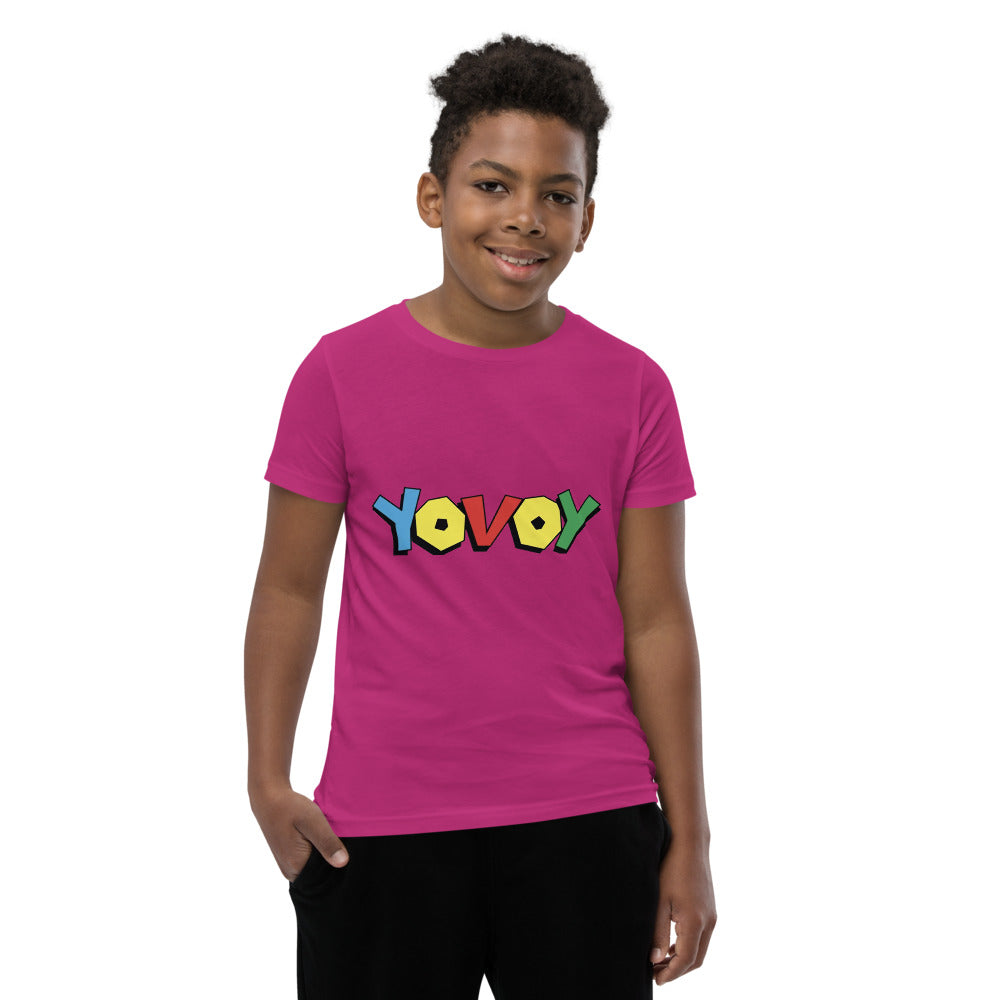 Youth Short Sleeve “Colorful YOVOY” T-Shirt