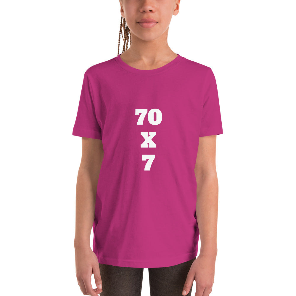 Youth “70x7 Forgiveness” Short Sleeve T-Shirt