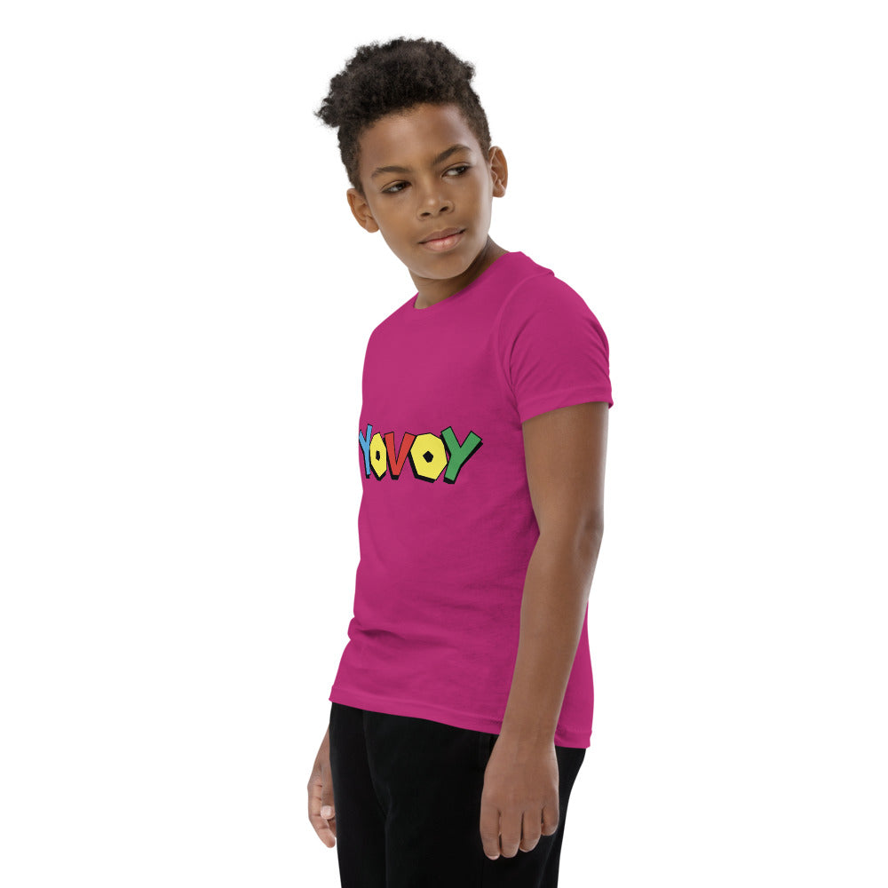 Youth Short Sleeve “Colorful YOVOY” T-Shirt