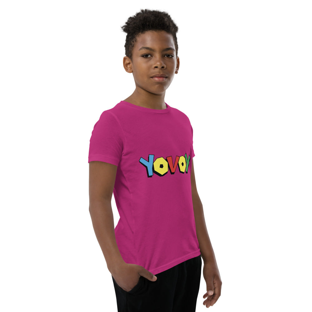 Youth Short Sleeve “Colorful YOVOY” T-Shirt