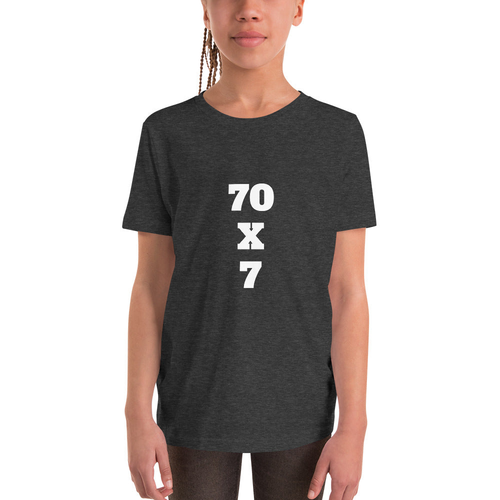 Youth “70x7 Forgiveness” Short Sleeve T-Shirt