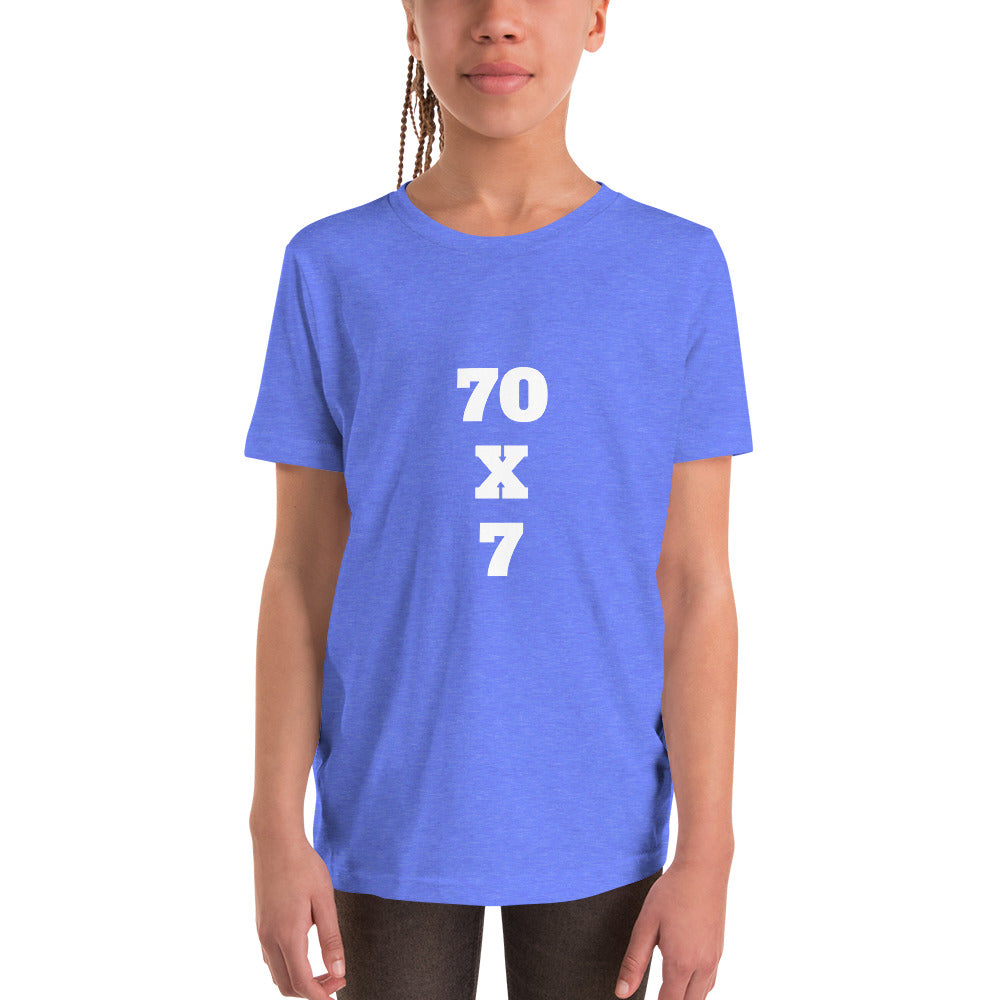 Youth “70x7 Forgiveness” Short Sleeve T-Shirt