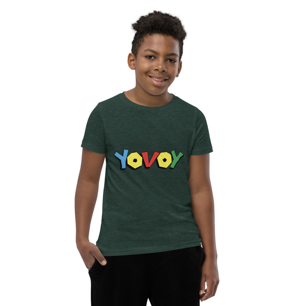 Youth Short Sleeve “Colorful YOVOY” T-Shirt