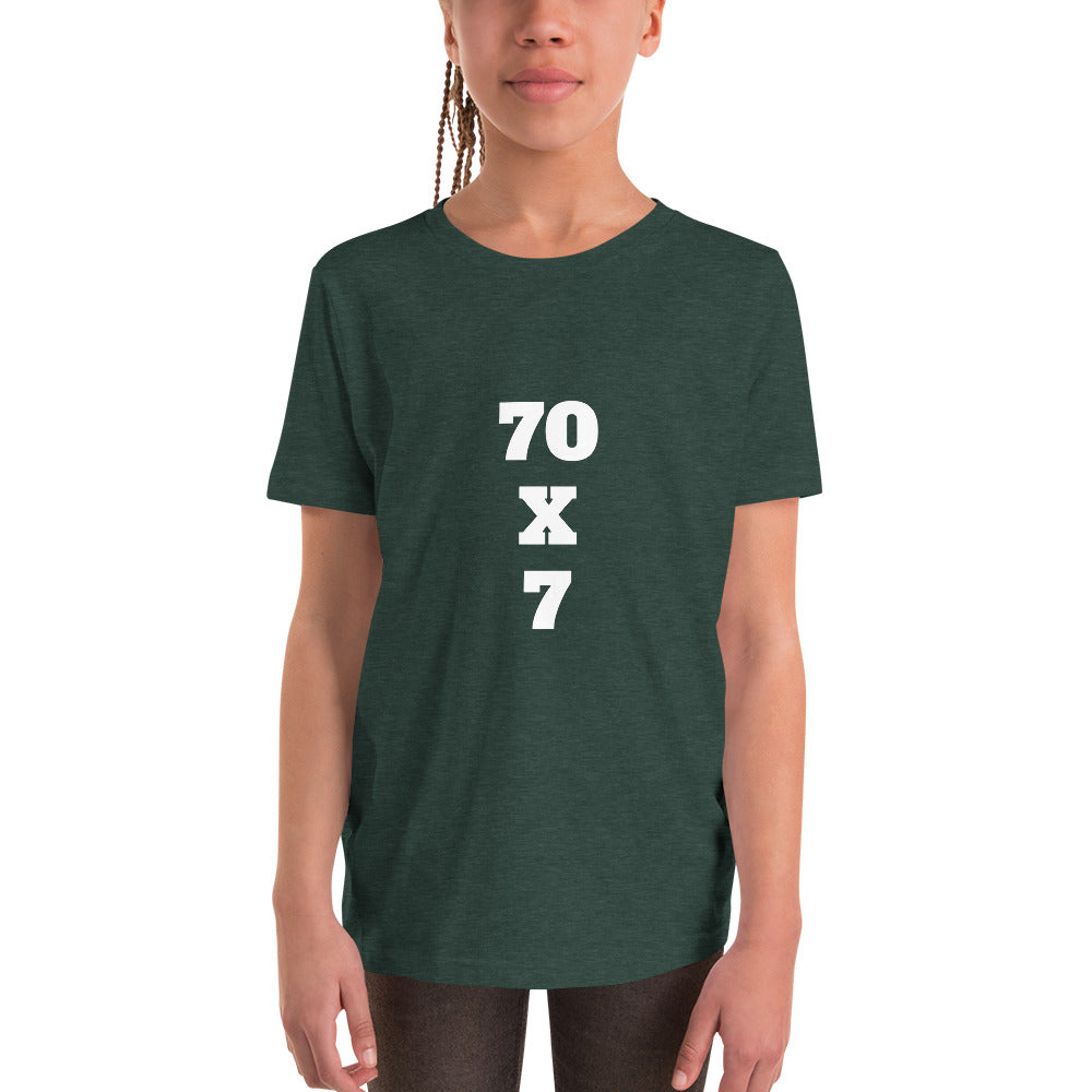 Youth “70x7 Forgiveness” Short Sleeve T-Shirt