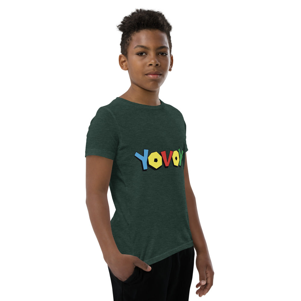 Youth Short Sleeve “Colorful YOVOY” T-Shirt