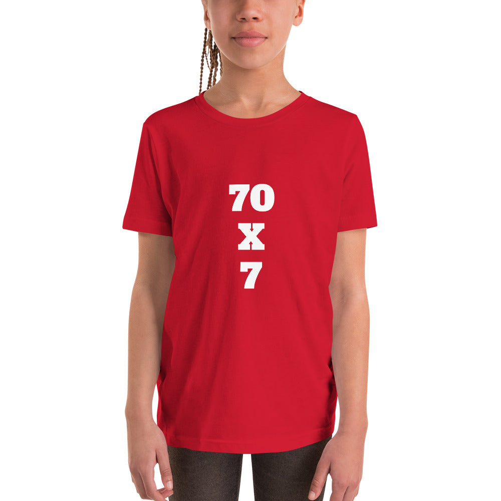Youth “70x7 Forgiveness” Short Sleeve T-Shirt
