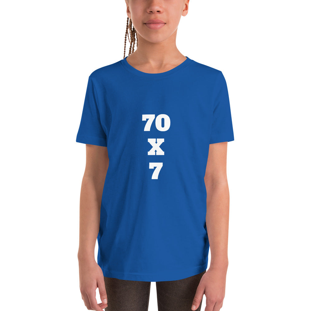 Youth “70x7 Forgiveness” Short Sleeve T-Shirt
